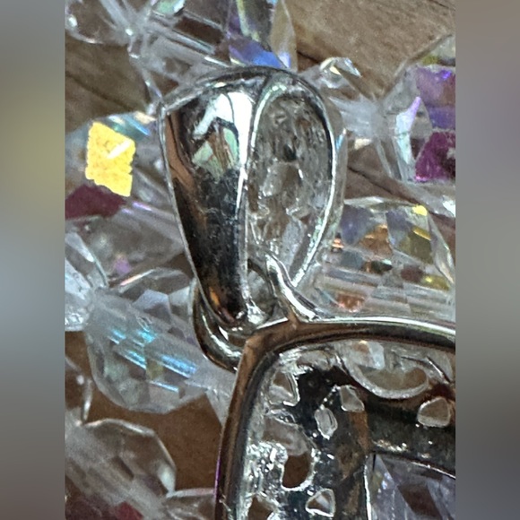 Sterling Silver and Iolite pear Shaped Pendant. - Picture 5 of 7